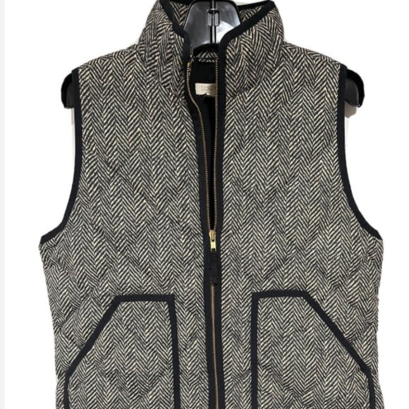JCREW Herringbone Vest Quilted - Picture 1 of 4